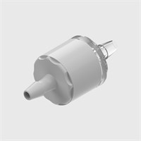 ABS Bodied Bacterial Filter, 0.2 Micron Hydrophobic Glass Fibre disc, 3/32" (2.4mm) ID Tube