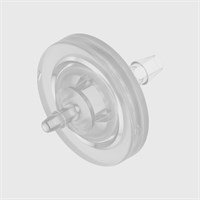Animal Free Polypropylene In-Line Filters - 3/32" to 1/8" ID Tube - Hydrophilic PET Disc - Various Microns Available