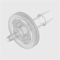 Animal Free Polypropylene In-Line Filters - 1/8" to 1/4" ID Tube - Hydrophilic PET Disc - Various Microns Available