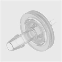 Animal Free Polypropylene In-Line Filters - 1/4" to 3/32" ID Tube - Hydrophilic PET Disc - Various Microns Available