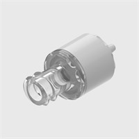 ISO 80369-7 ABS Bodied Bacterial Filter, 0.2 Micron Hydrophobic Glass Fibre disc, Female Luer Lock to 1/16" (1.6mm) ID Tube