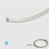 Translucent Platinum Cured Silicone Tubing, 60 Shore A, 1/16" (1.6mm) ID x 3/16" (4.8mm) OD - 25M - Compatible with Blue Dot Fittings