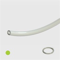 Natural Fluorinated Ethylene Propylene (FEP) Tubing, 57 Shore D, 8.0mm ID x 10.0mm OD - 30M - Compatible with Green Dot Fittings