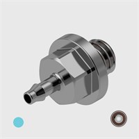 316 Stainless Steel 1/16" to 10-32 UNF Adaptors - Various O-ring Materials