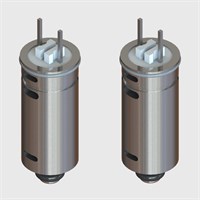 Manifold Mount 2/2 Oxygen Compatible Solenoid Valve, Normally Closed, 0.7mm Orifice Effective Size