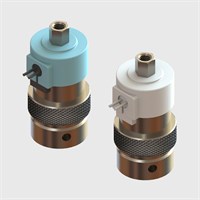 12 VDC Solenoid Valve, Miniature 3 Way normally open normally closed Solenoid Valve, manifold mount Valve, analytical