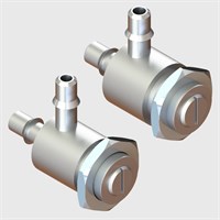 Miniature Stainless Steel Panel Mount Needle Valves