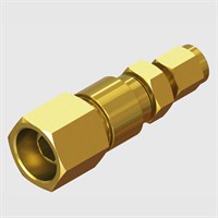 G3/8" Female Nut R/H x 1/8" Swagelok Compression, Brass