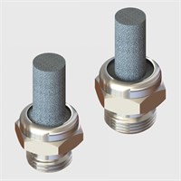 Long Body Style 304 Stainless Steel Silencers, 316L Stainless Steel Wire Element