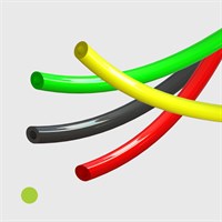 Linear Low-Density Polyethylene Tube, 50 Shore D - 6.35 mm OD x 4.32 mm ID