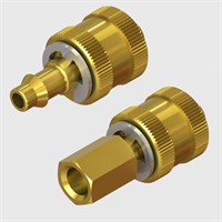 Natural Brass Coupling Plugs-Screw Type