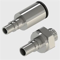 Plated Brass Coupling Plugs-Micro Push In