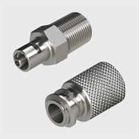 ISO 80369-7 Compatible - Nickel Plated Brass Male and Female Luer to Threads - Various Sizes