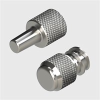 ISO 80369-7 Compatible - Nickel Plated Brass Plugs - Various Connections