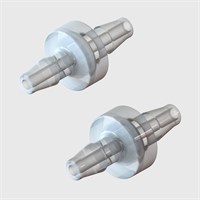 Miniature In-line Filters, Barbs to suit 1/4" ID Tubing - Polycarbonate