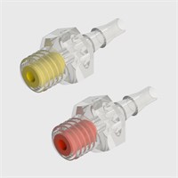 Orifice Restrictor, 10-32 Thread x 1/16" Barb, Polysulfone/Polycarbonate