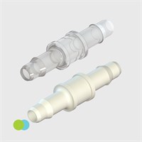 1/16" Straight Connectors with Rigid Barbs