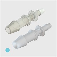 1/4"- 1/8" Straight Reducing Connectors - Various Materials