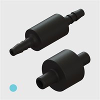 1/16" Multi-Barb Tube to Tube Equal Straight Connectors - Various Materials