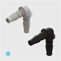 1/16" Multi-Barb Tube to Tube Elbows - Various Materials