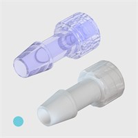 Male Luer Locks to 1/4" Barb - Various Materials Available