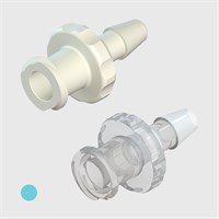 Female Luer Locks to 1/8" Barb - Various Materials Available