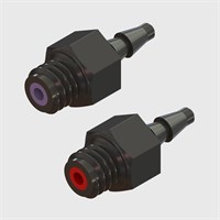 Polysulfone 10-32 UNF to 1/16" Male Thread Orifice Restrictors - Various Sizes