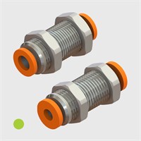 Nickel Plated Brass - Equal Panel Mount Adaptors - Various Sizes