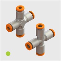 Nickel Plated Brass - Equal Cross Connectors - Various Sizes