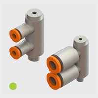 Nickel Plated Brass - Swivel Banjo Double Elbows - Various Sizes