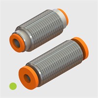 Nickel Plated Brass - Equal Straight Connectors - Various Sizes