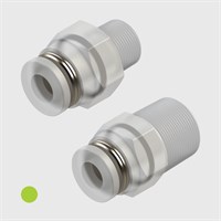 Polypropylene - Straight Male Adaptors - Various Sizes