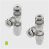 Polypropylene - Swivel Male Run Tees - Various Sizes