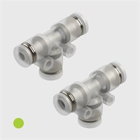 Polypropylene - Equal Tee Connectors - Various Sizes