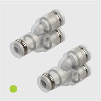 Polypropylene - Equal Y Connectors - Various Sizes