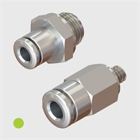 Stainless Steel - Straight Male Adaptors - Various Sizes