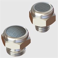 Short Body Style 316L Stainless Steel Silencers, 316L Stainless Steel Wire Element