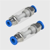 Push-In Serviceable Filters, 10 micron - Clear Polycarbonate body