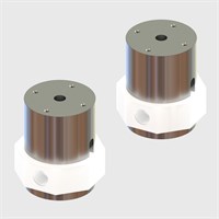 2 Way Isolation Valve PTFE Seal Normally Open 1/8" NPS Female Thread